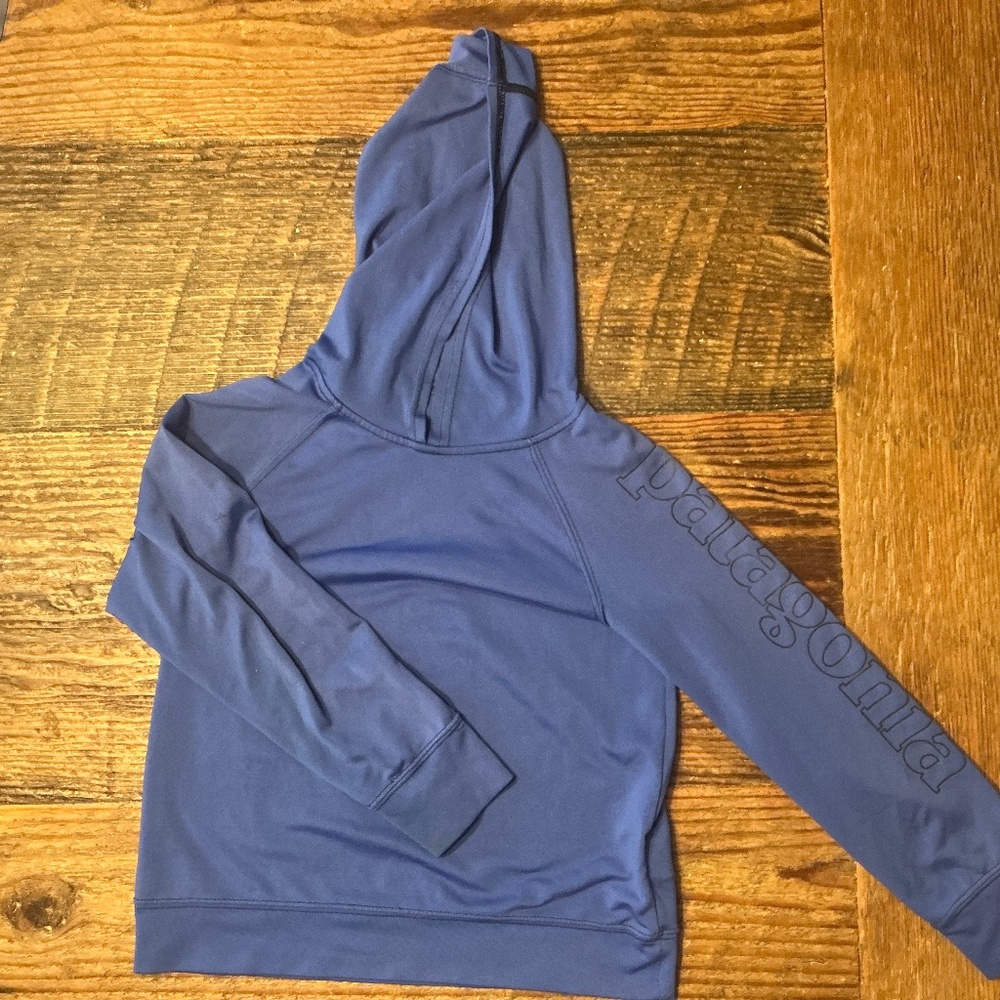 Patagonia 4 T toddler hooded Sun Shirt capilene silkweight